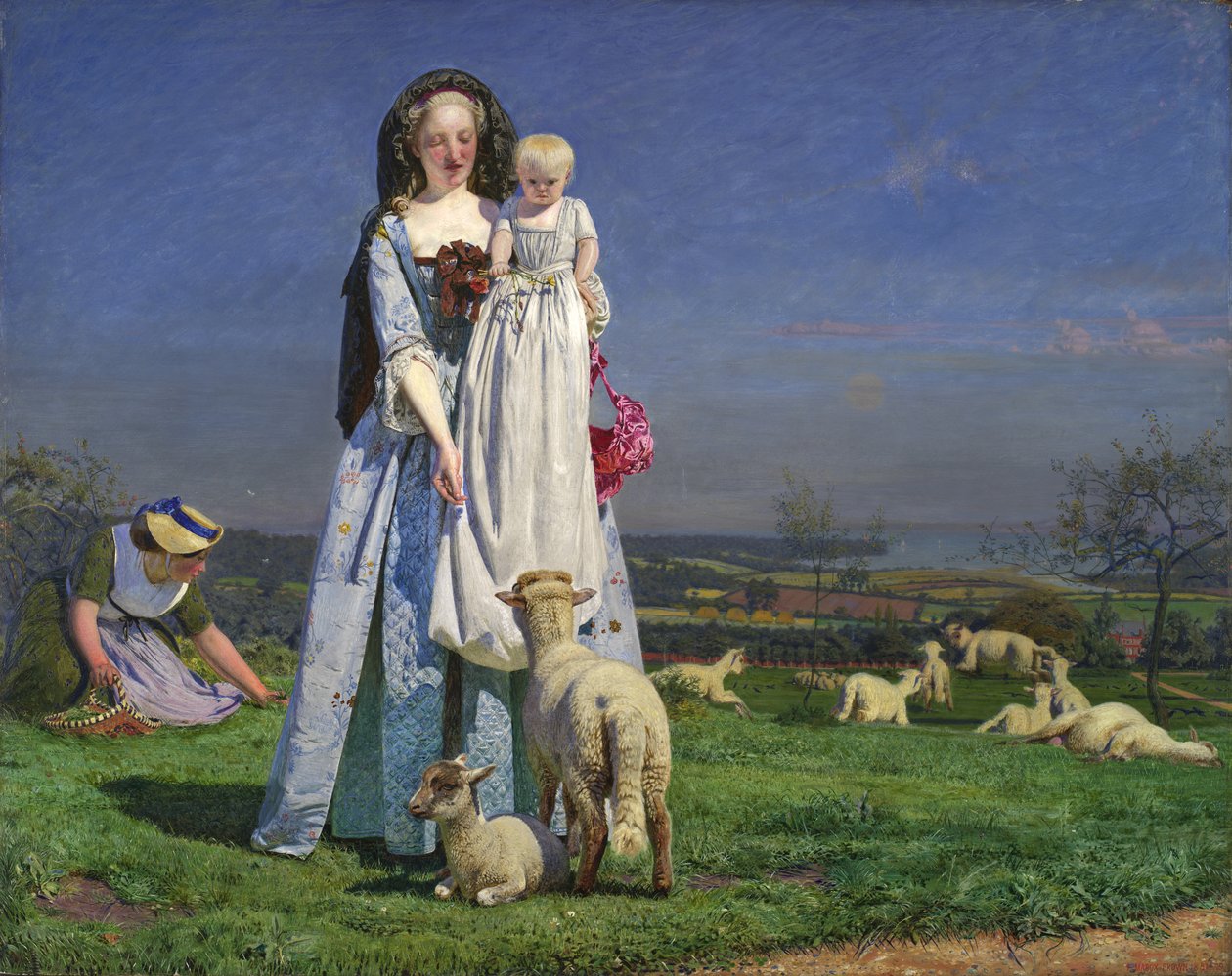 Les jolis agneaux - Ford Madox Brown