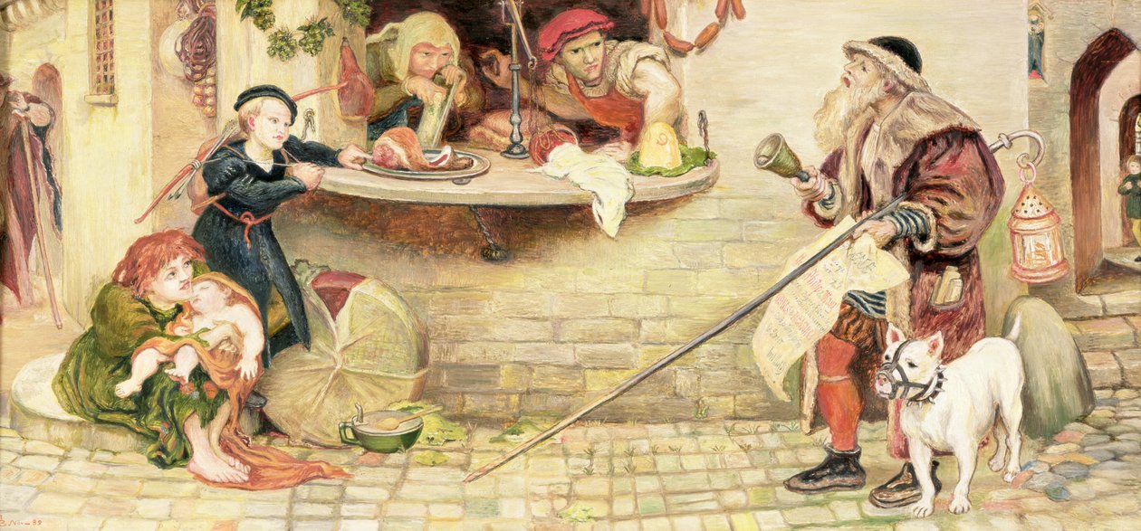 La Proclamation concernant les poids et mesures - Ford Madox Brown