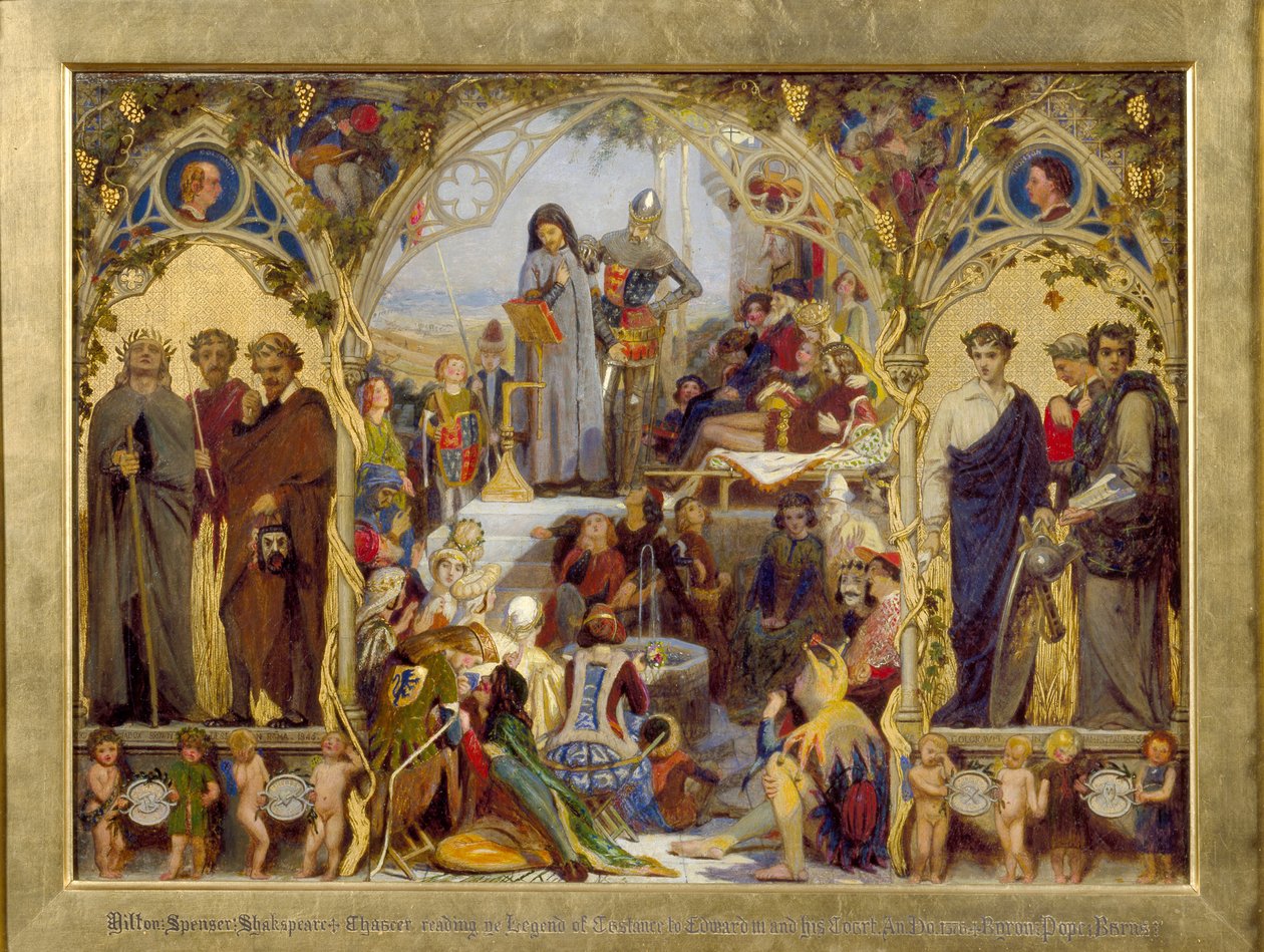 Les graines et les fruits de la poésie anglaise - Ford Madox Brown