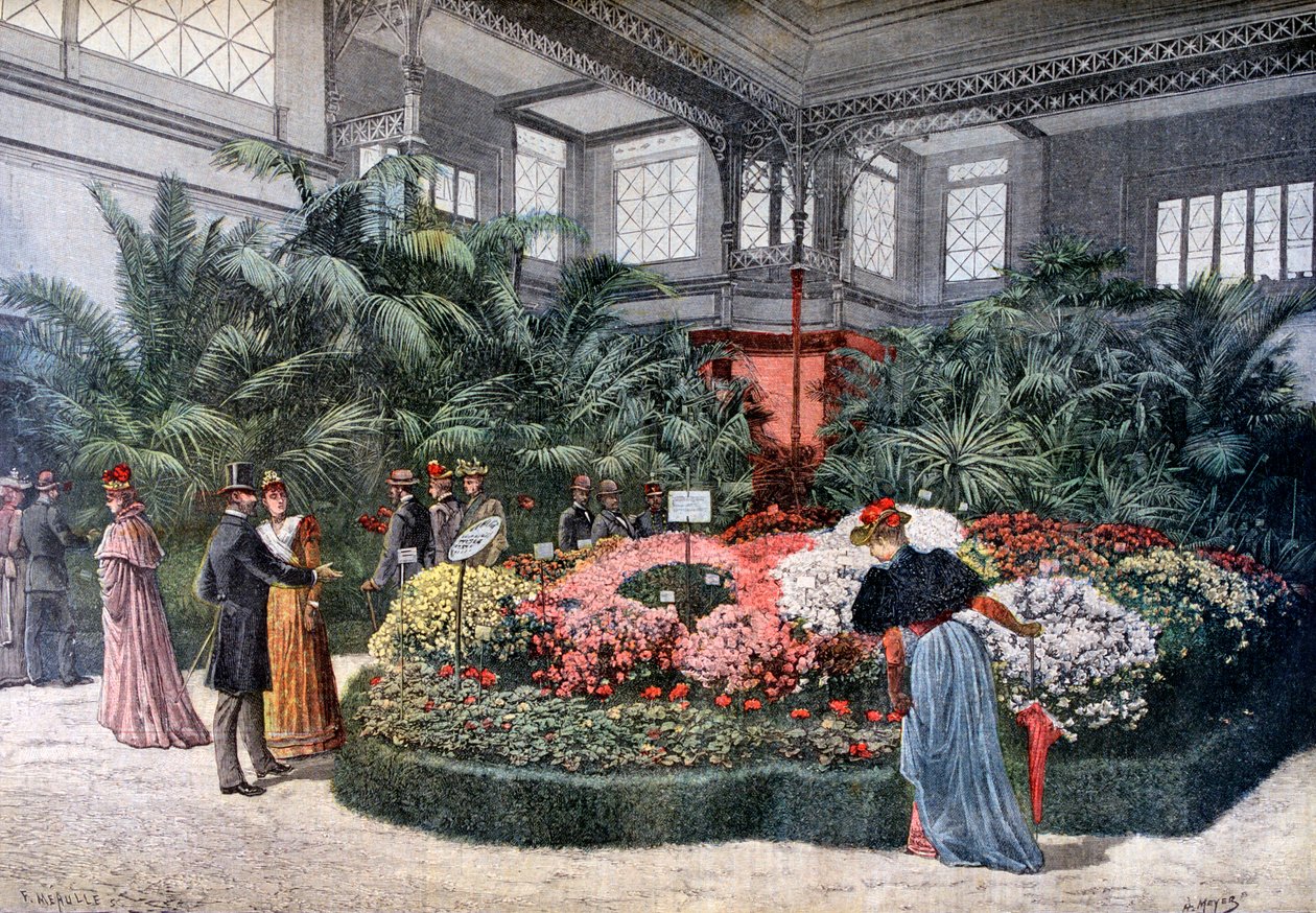 Exposition horticole, Cours La Reine, Paris - Fortuné Méaulle