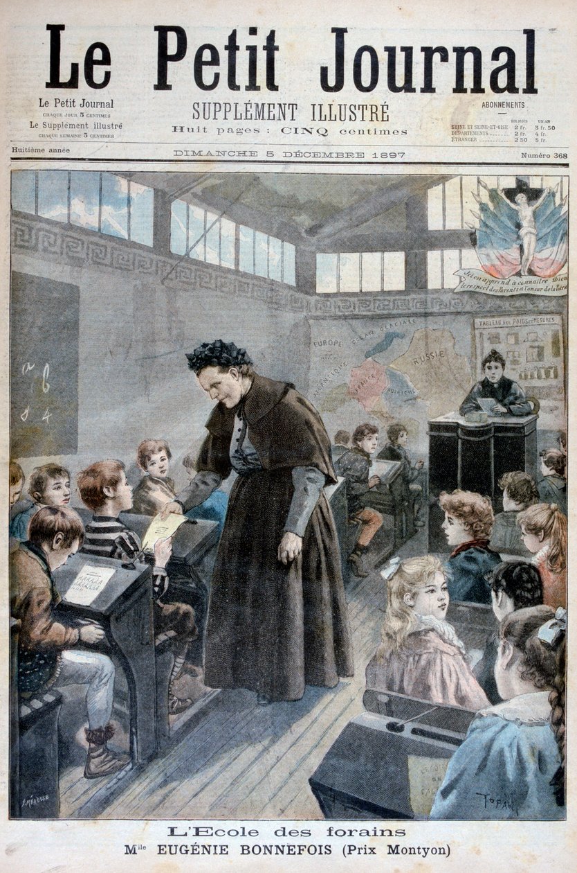 Mademoiselle Eugénie Bonnefois, fondatrice d