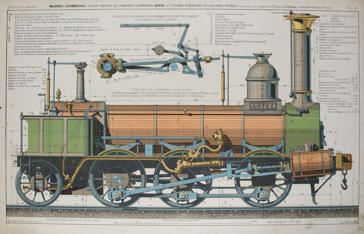 Locomotive à vapeur - Fortune Delarue