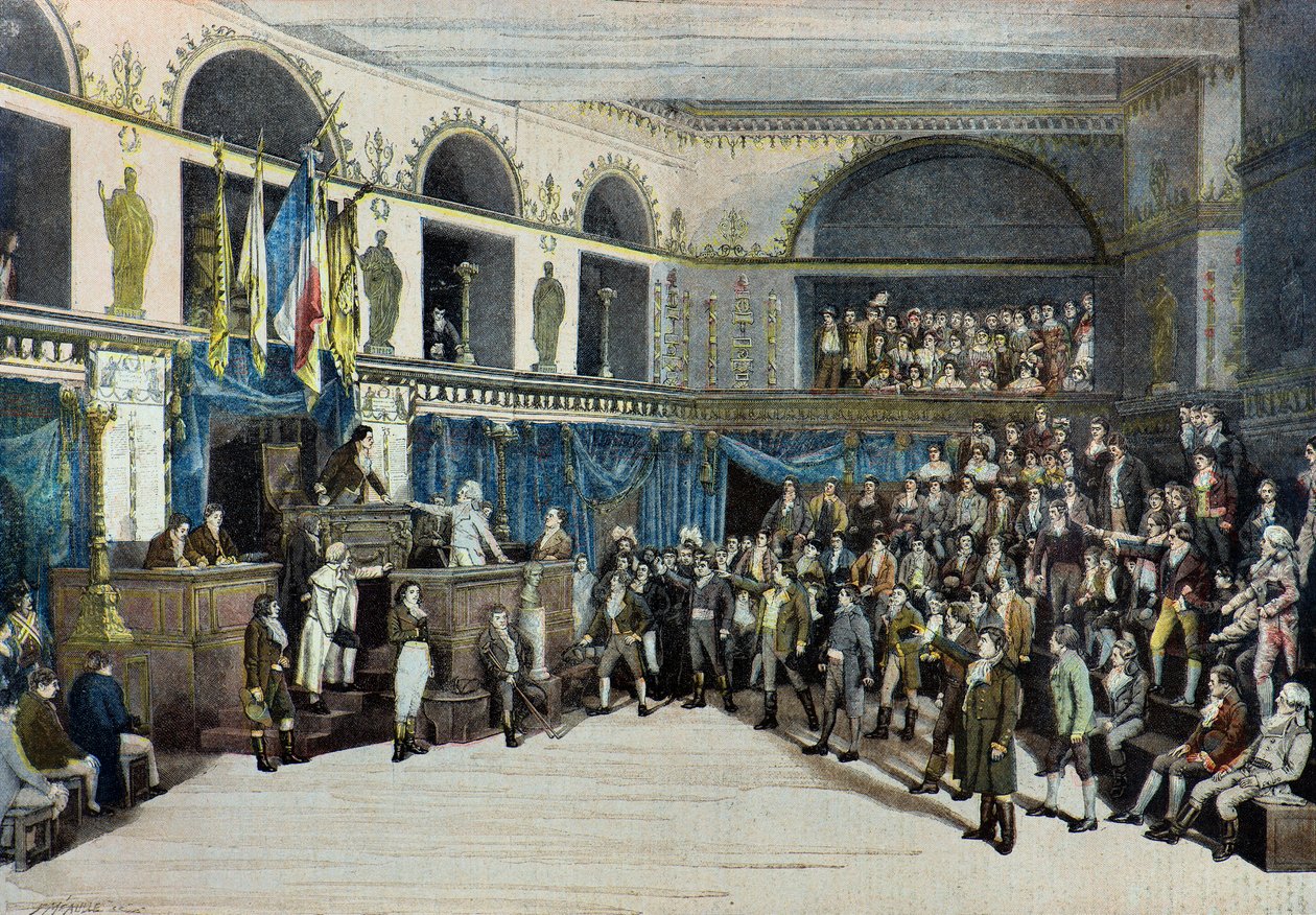 Thermidor , la chute de robespierre, theatre de la porte saint martin - Fortune Louis Meaulle