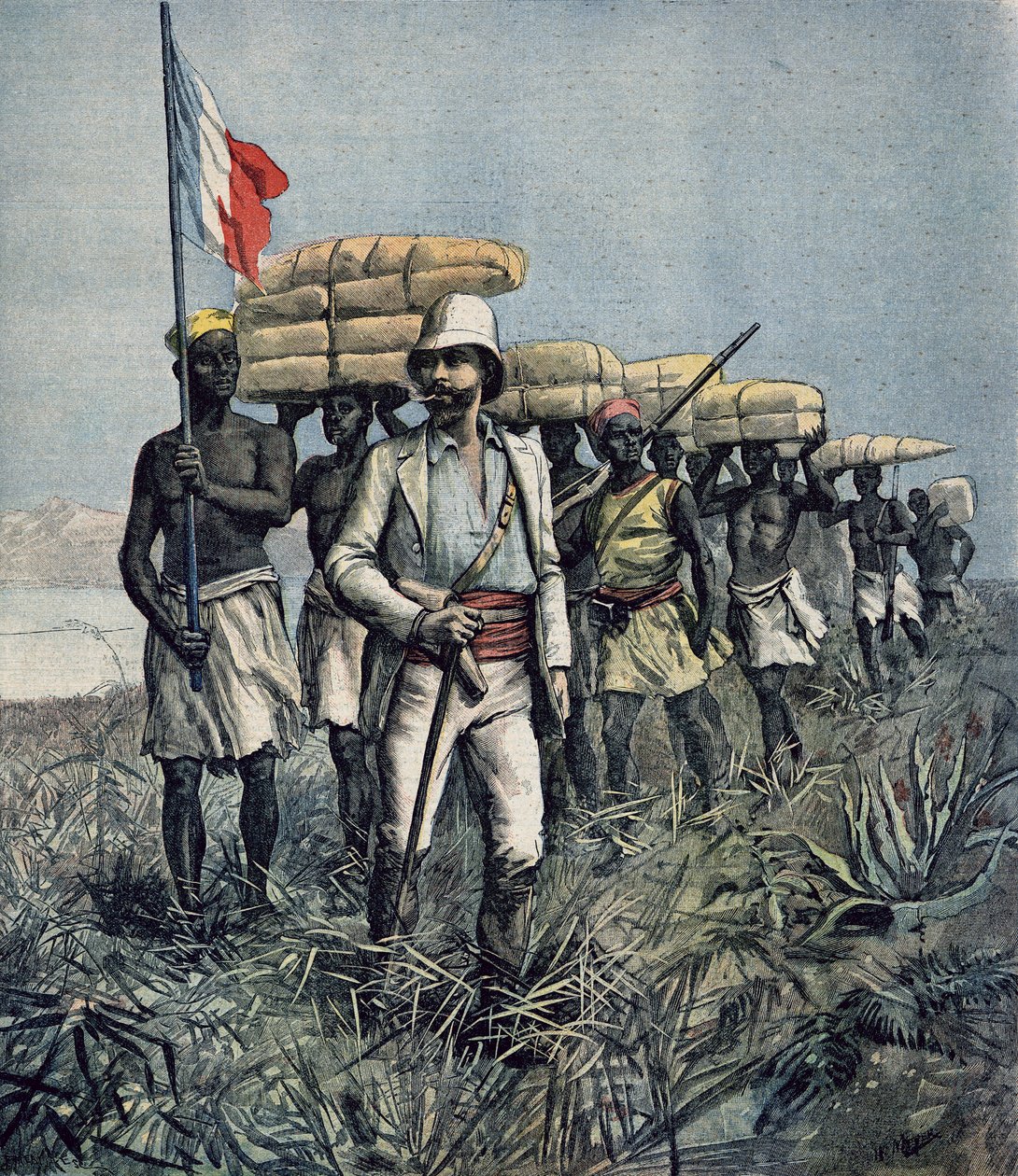 Lieutenant Mizon (1853-99) lors de sa mission d