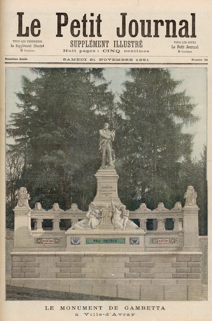 Monument à Gambetta à Ville-d