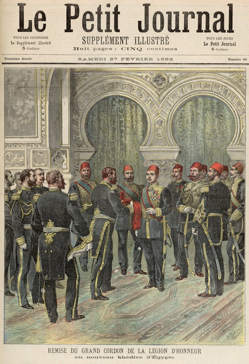 Retour du Grand Cordon de la Légion d