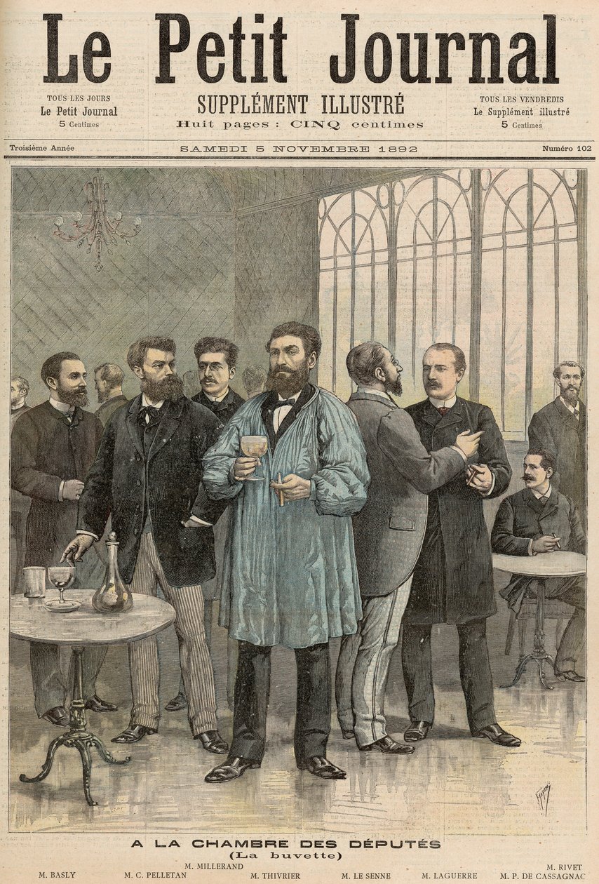 La Chambre des députés : La salle de rafraîchissement, de 