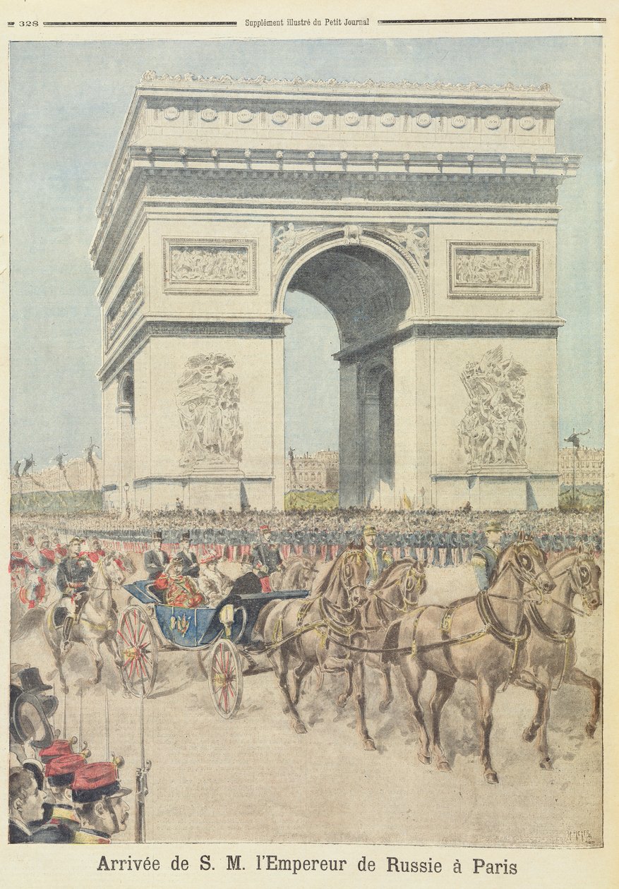 Tsar Nicolas II (1894-1917) à Paris, de 