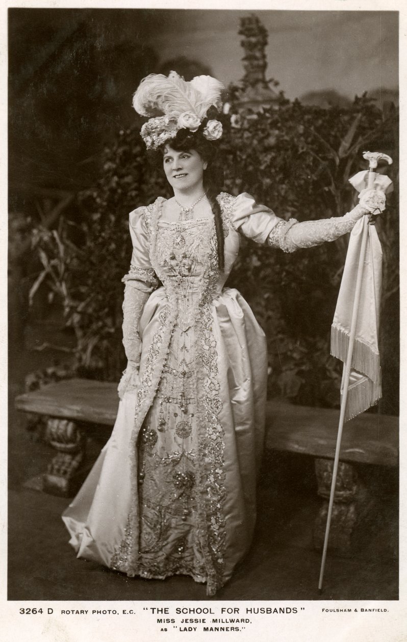 Jessie Millward, actrice britannique, vers 1906 - Foulsham and Banfield