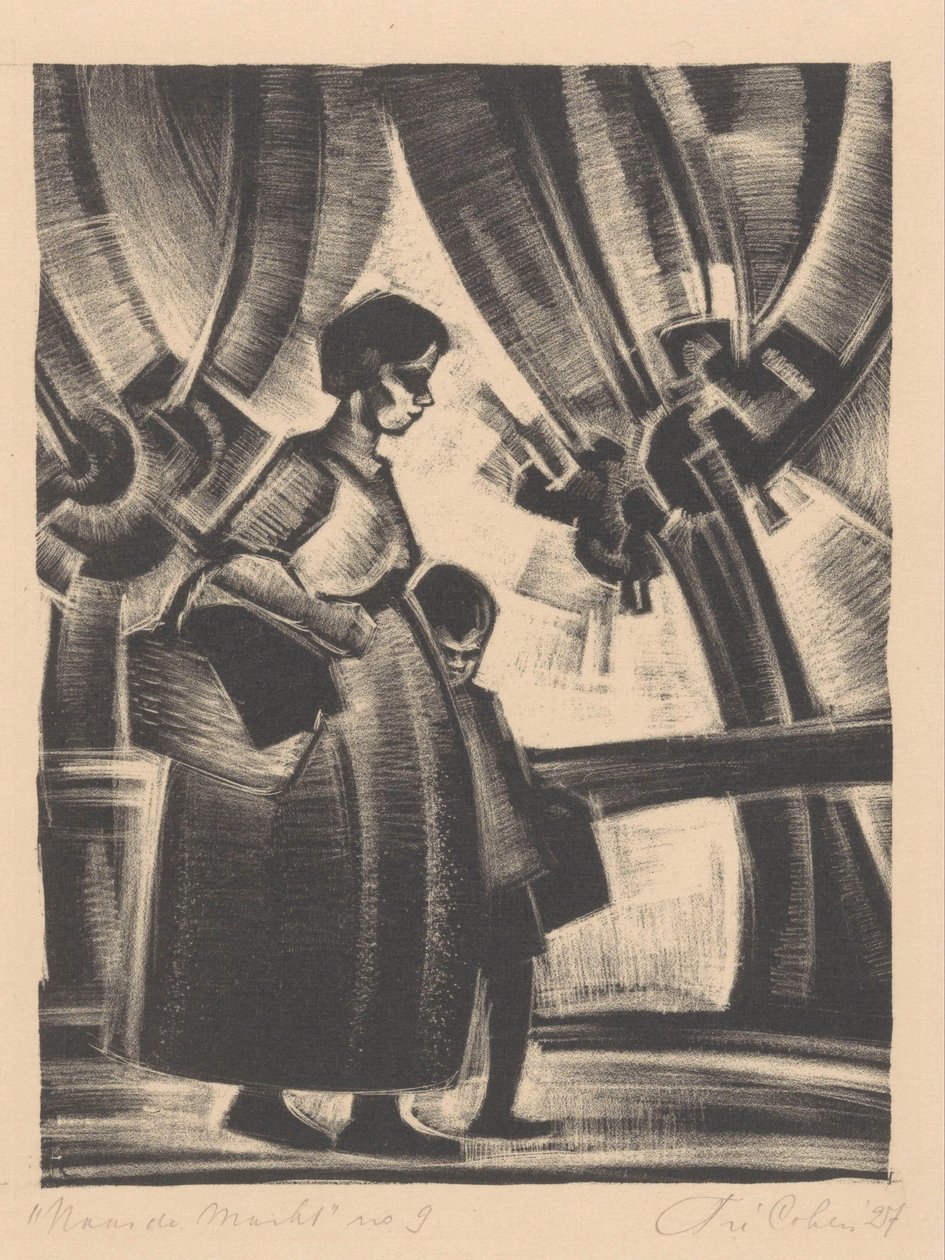 Vers le marché - Fré Cohen (signed by artist)