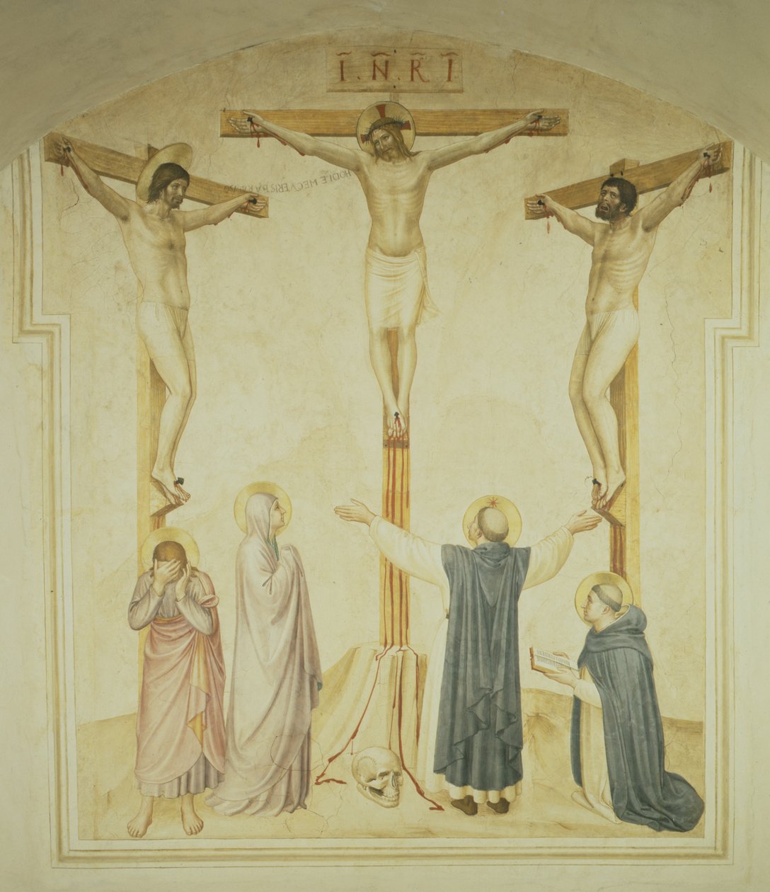 Christ en croix entre les deux voleurs, vers 1438-45 - Fra Angelico
