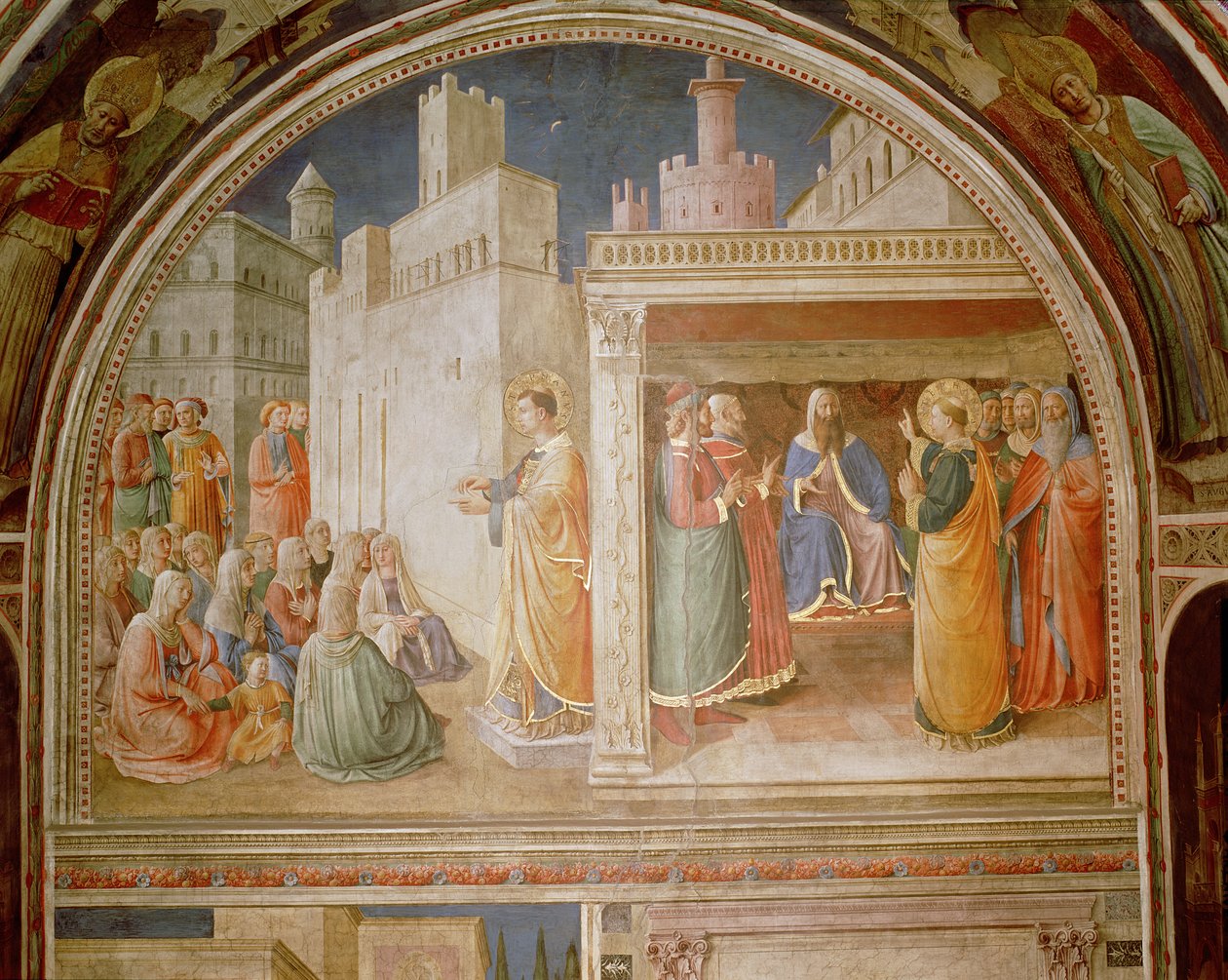 Saint Étienne prêchant et Saint Étienne s
