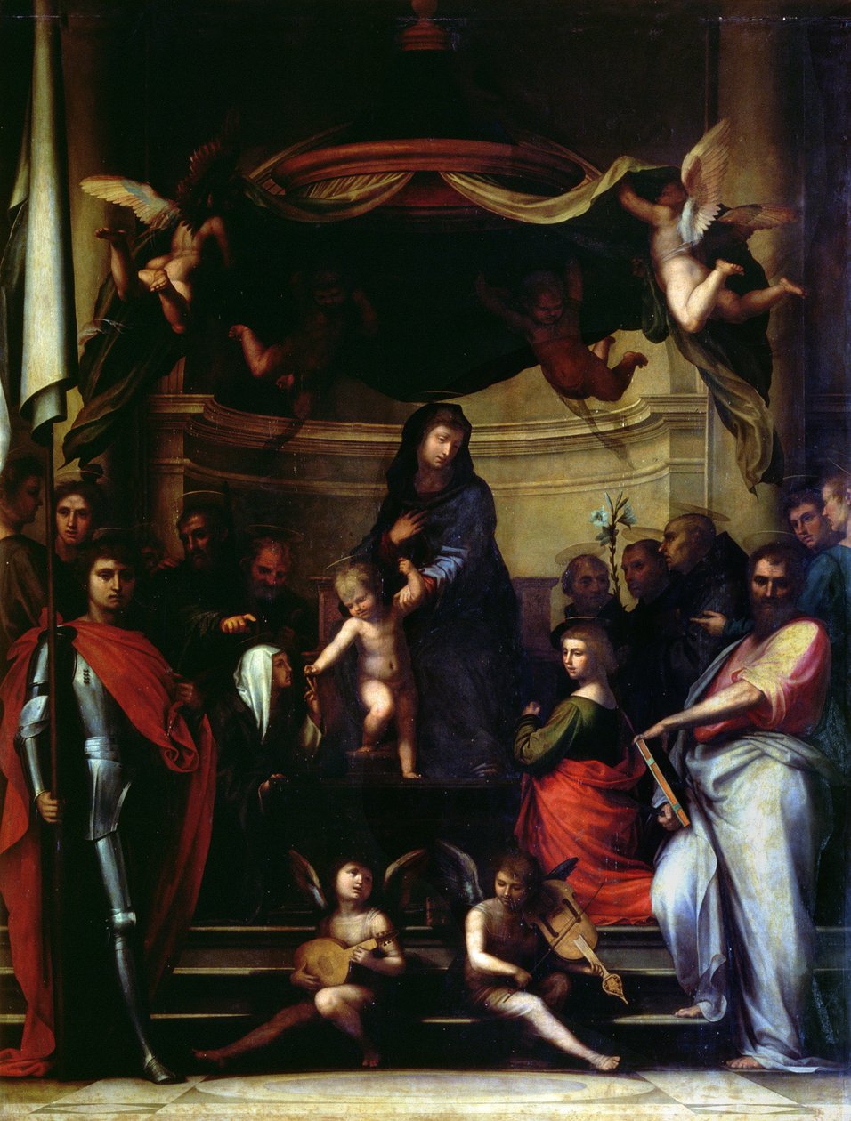 Le Mariage mystique de Sainte Catherine de Sienne - Fra Bartolommeo