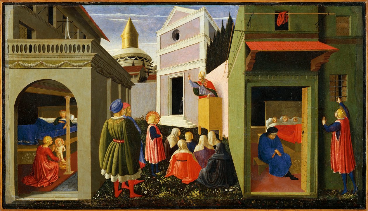 Italie, Rome, Histoires de Saint Nicolas - Fra (c.1387 1455) Angelico