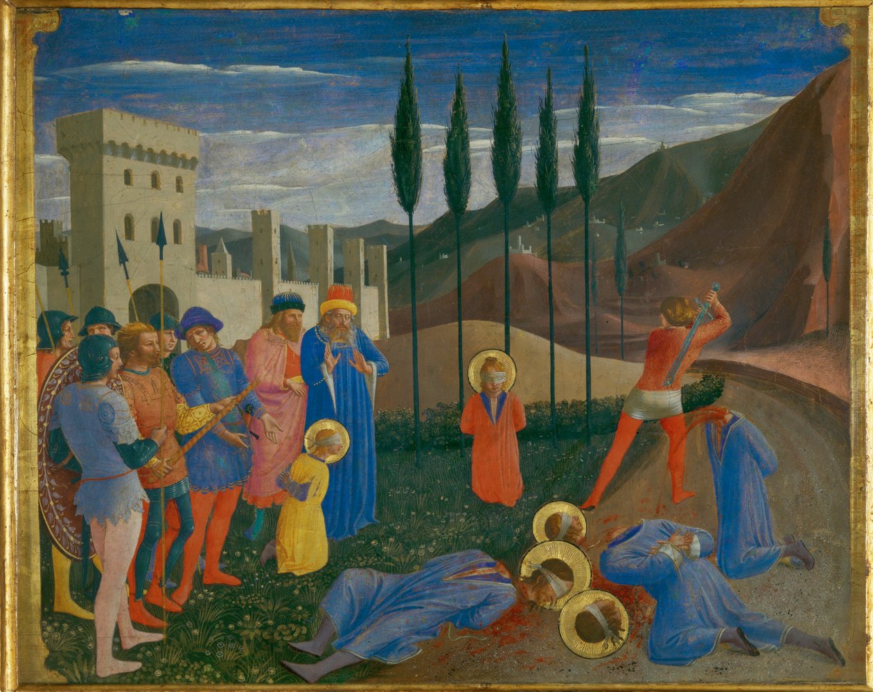 Le martyre de saints Cosme et Damien - Le martyre des saints Cosmas et Damien ... - Fra (c.1387-1455) Angelico