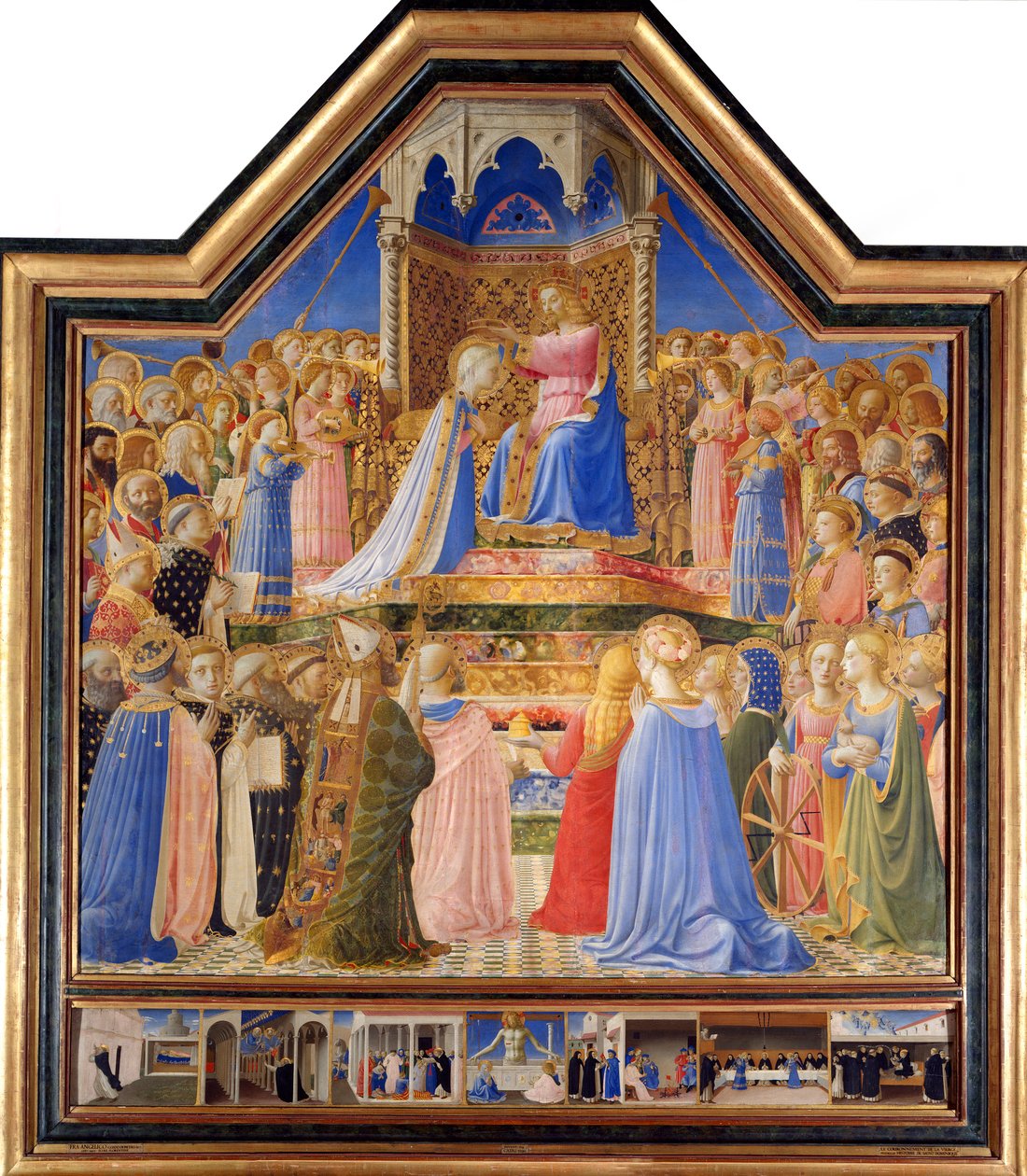 Couronnement de la Vierge (vers 1430-32) - Fra  Angelico