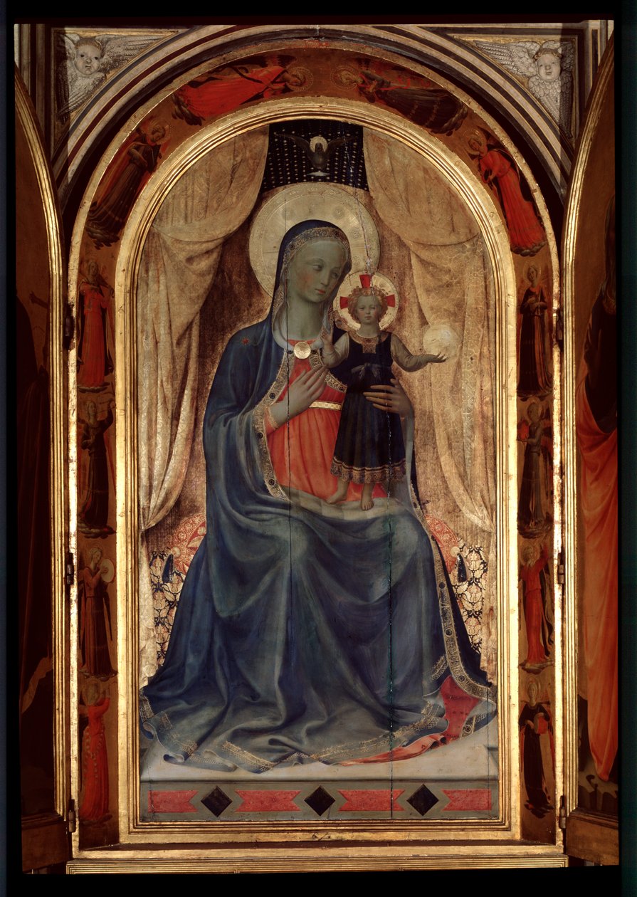 Tabernacle des Linaioli : Vierge à l