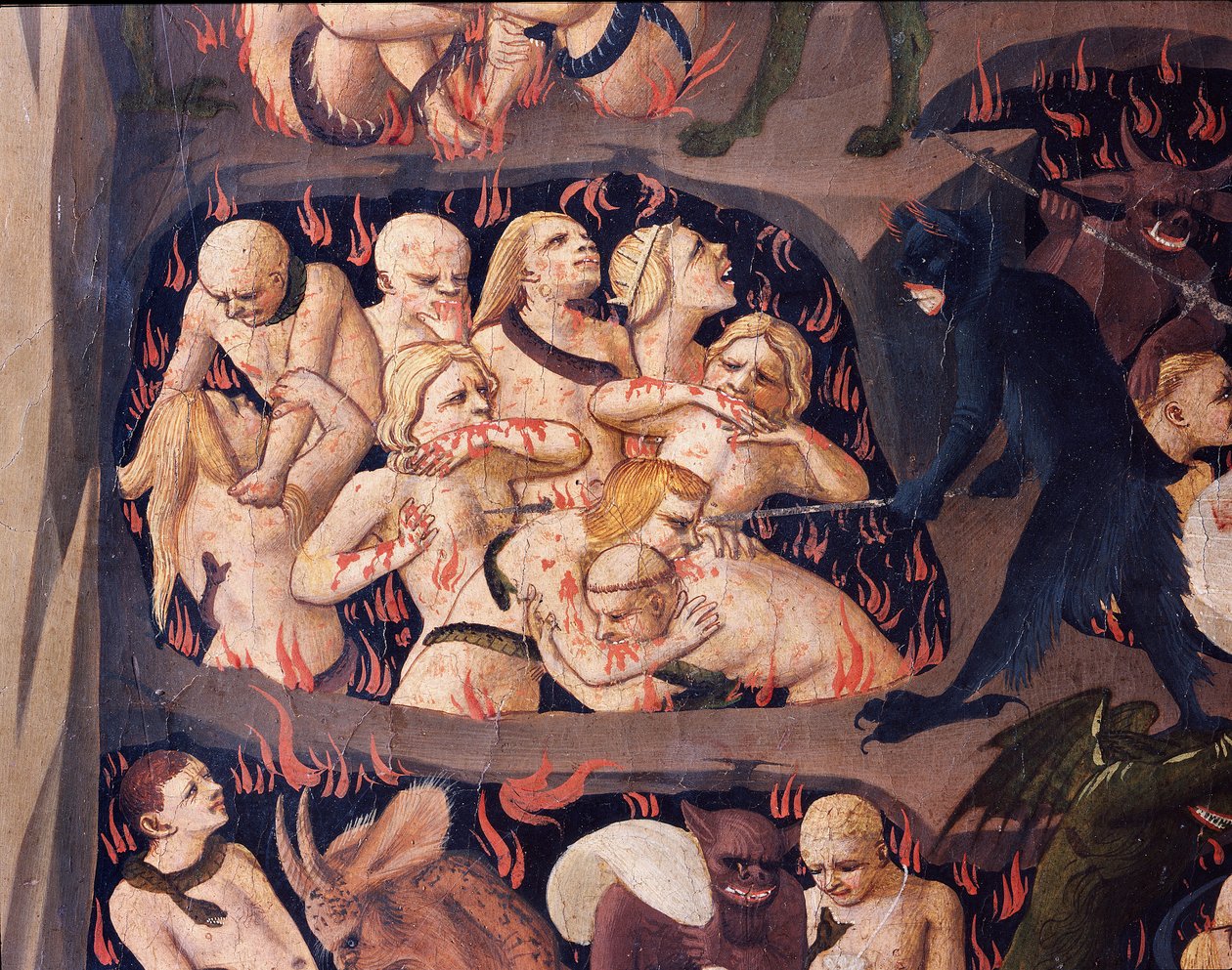 Le Jugement dernier : Enfer - Fra  Angelico