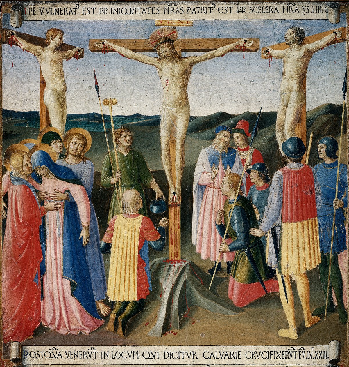 La crucifixion. Vie du Christ, Armadio degli Argenti - Fra  Angelico