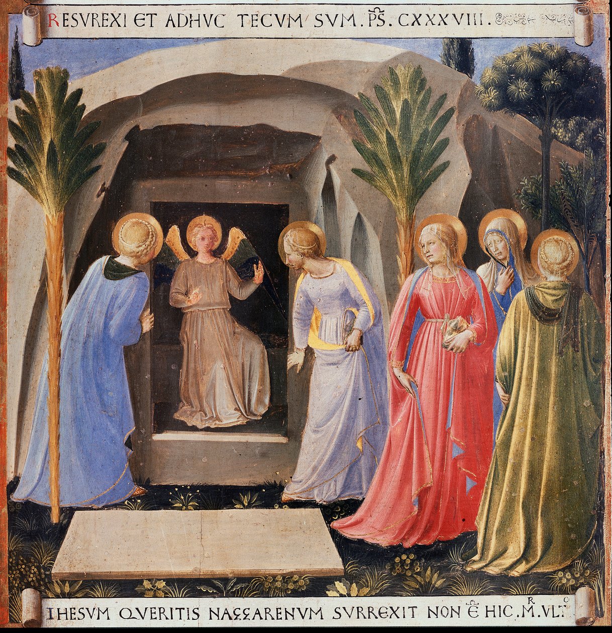 Les trois Marie au tombeau. Vie du Christ, Armadio degli Argenti - Fra  Angelico
