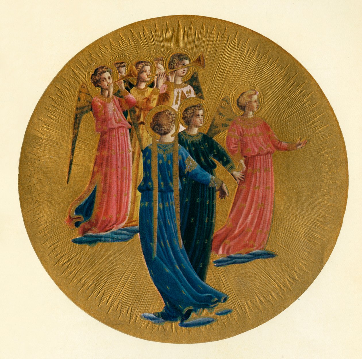 (détail) de la Couronnement de la Vierge - Fra Angelico