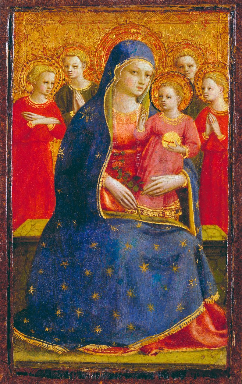 Madone et Enfant avec des anges, vers 1425 - Fra Angelico