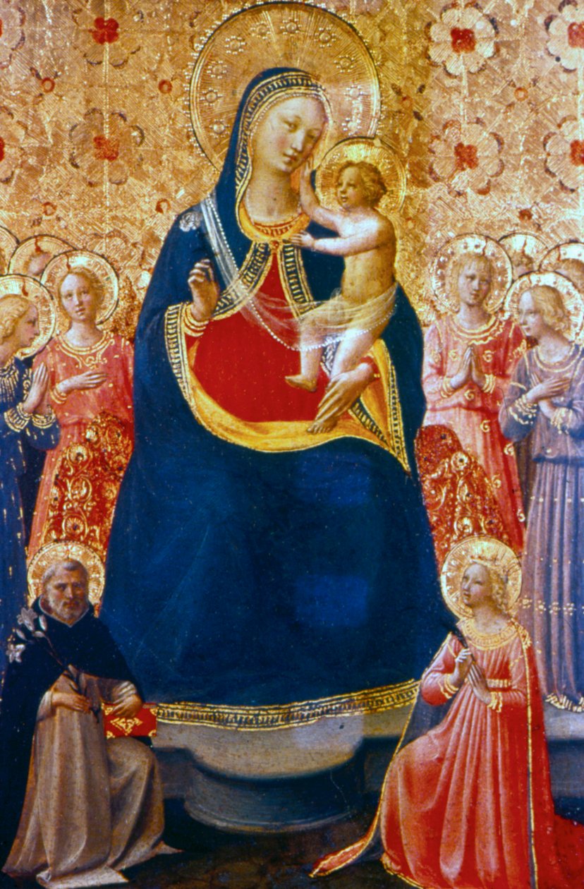 Madone et Enfant avec des saints - Fra Angelico
