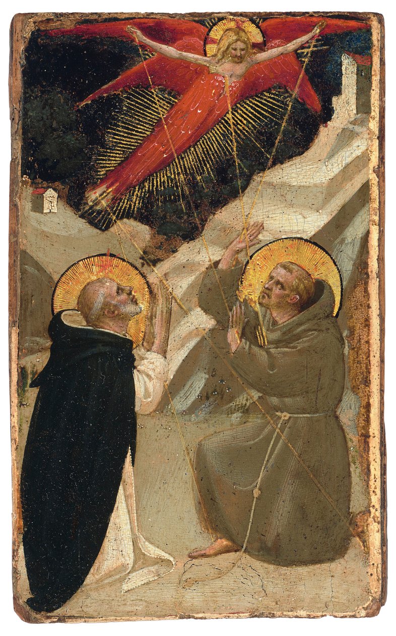Saint Dominique et la stigmatisation de Saint François - Fra Angelico