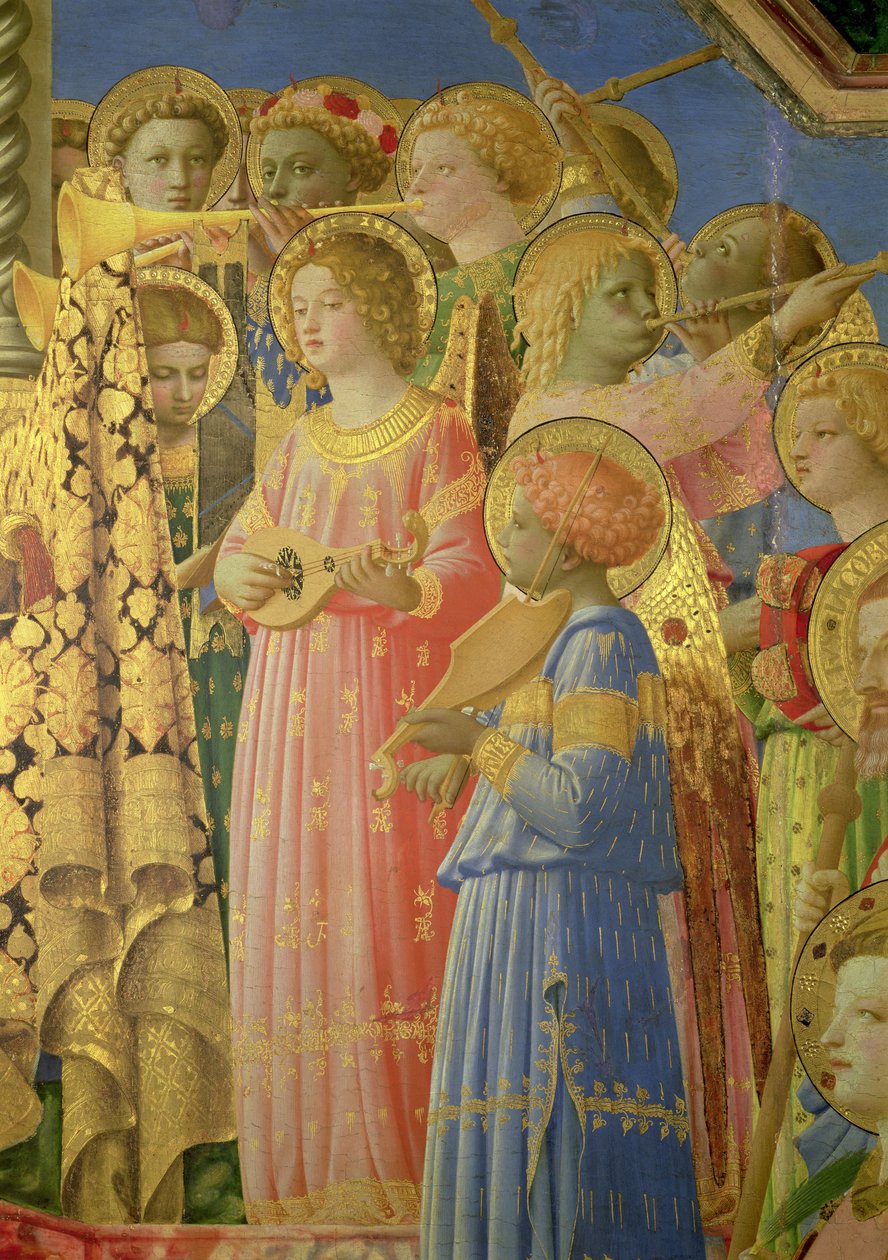 Le Couronnement de la Vierge (détail) - Fra Angelico