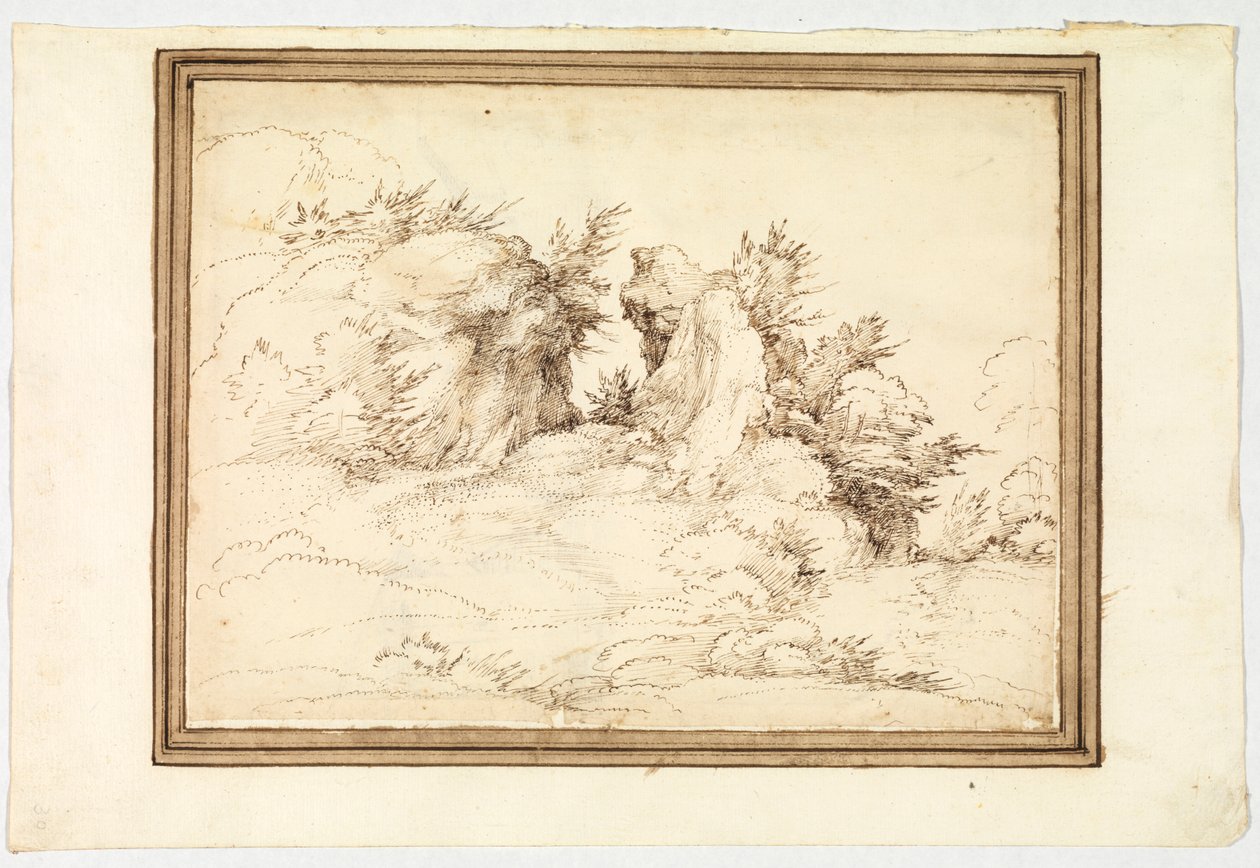 Chemin entre les rochers - Fra Bartolomeo
