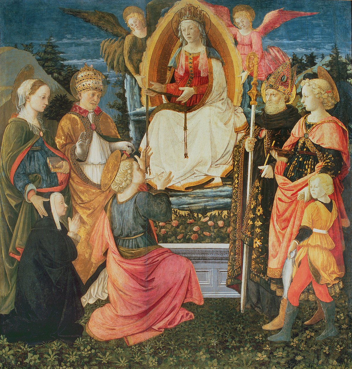 La Madone de la Ceinture Sacrée, 1456 - Fra Filippo Lippi