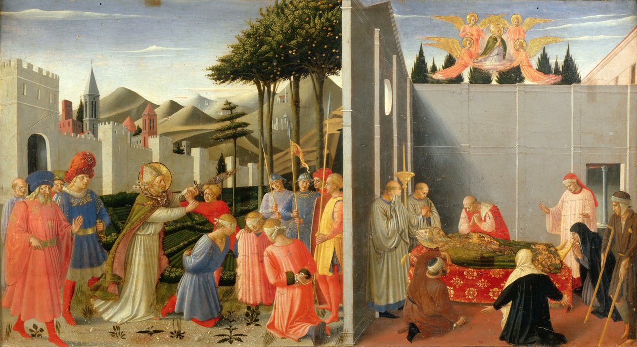 Saint Nicolas libère un homme innocent condamné à mort du retable de Pérouse, vers 1437 - Fra Giovanni Angelico da Fiesole