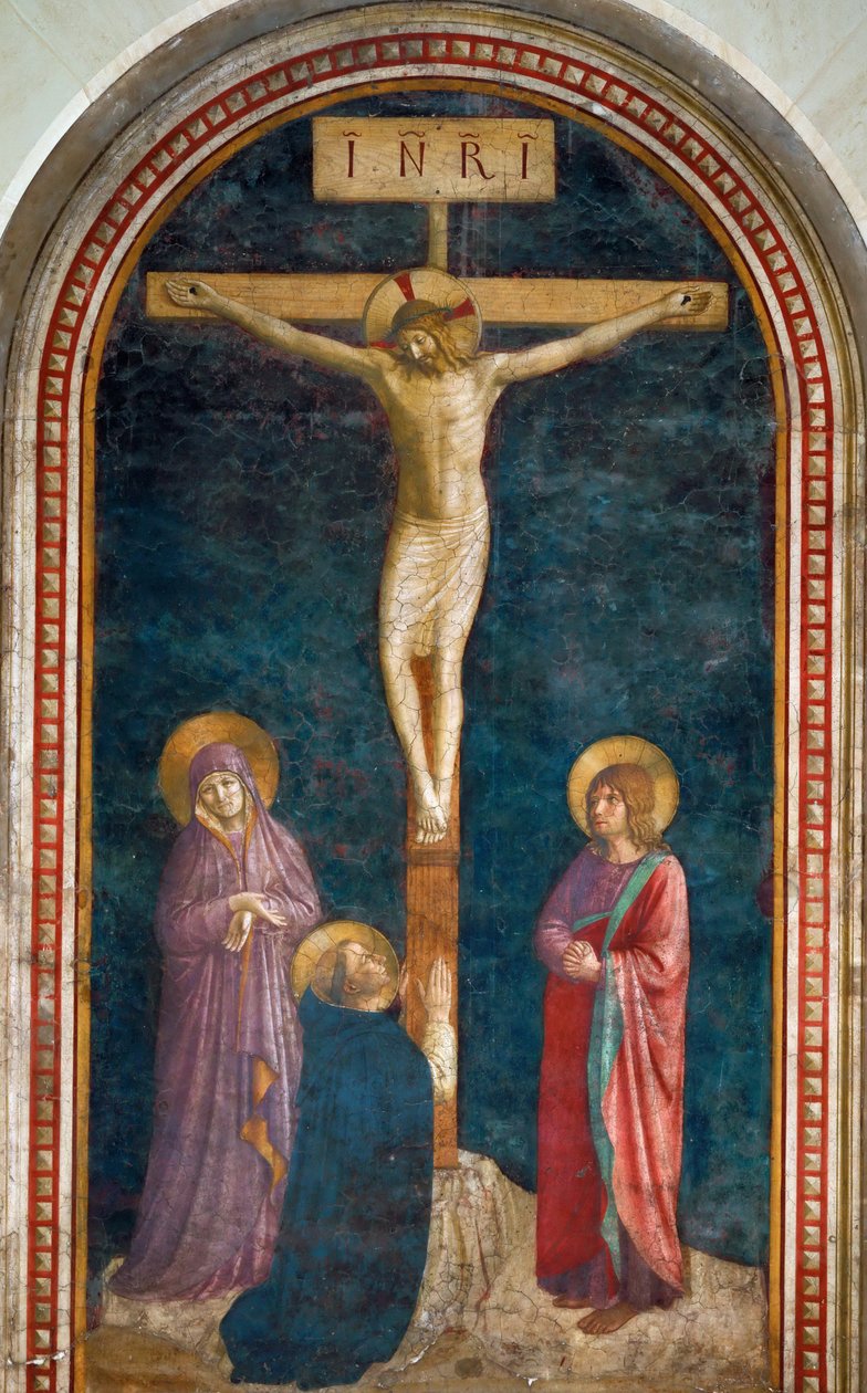 La Crucifixion avec Saint Dominique - Fra Giovanni Angelico da Fiesole