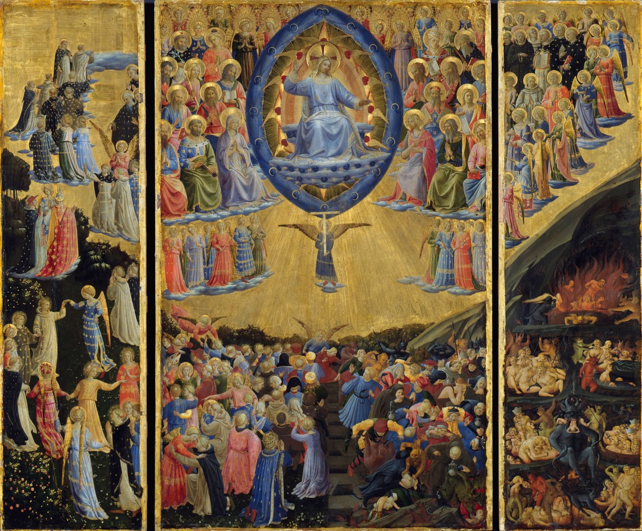 Le Jugement dernier, Autel ailé - Fra Giovanni Angelico da Fiesole