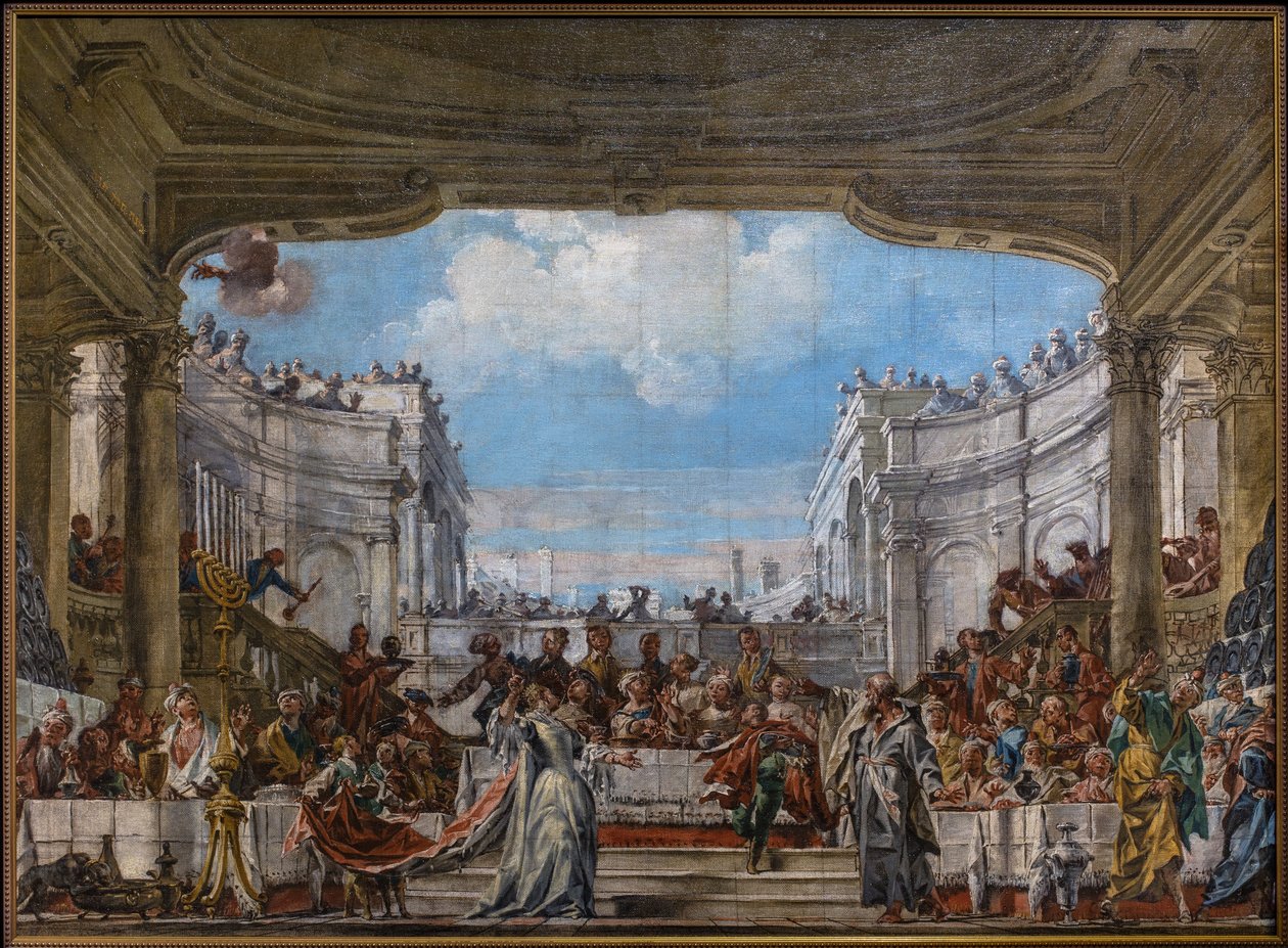 La fête de Balthazar - Fra Stefano da Carpi (1710 1796)