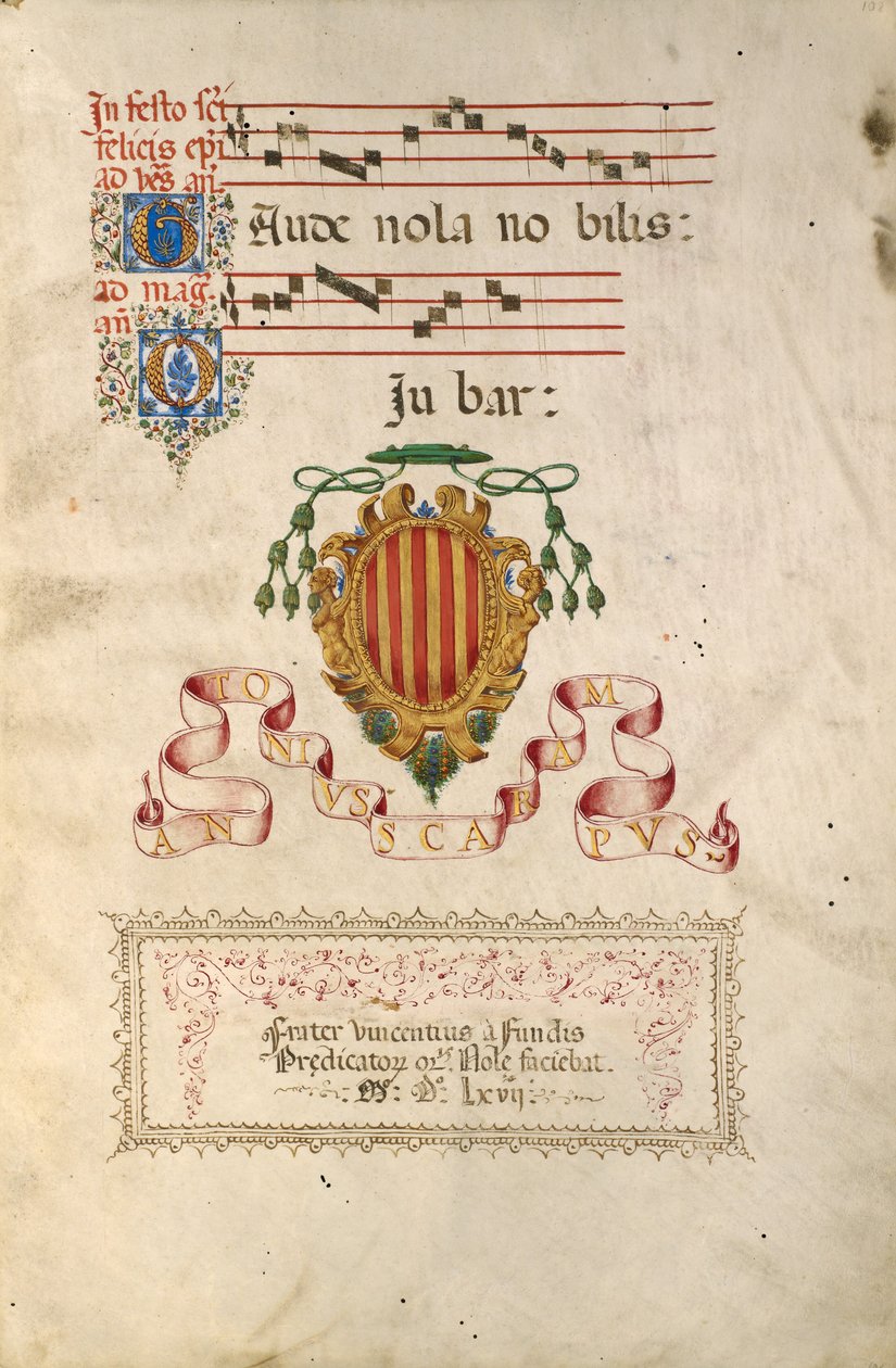 Armoiries - Fra Vincentius a Fundis