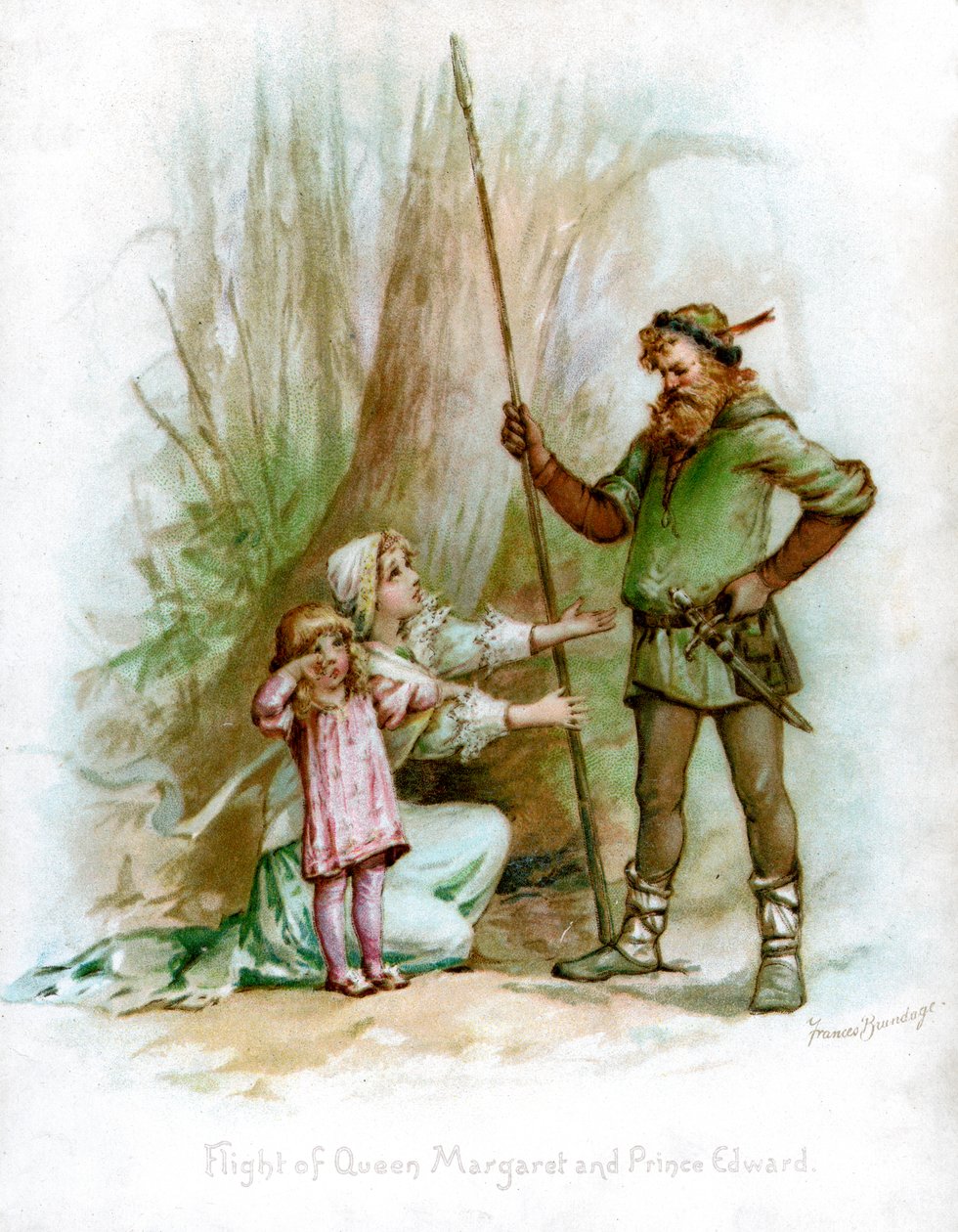 Fuite de la reine Marguerite et du prince Édouard, 1897 - Frances Brundage