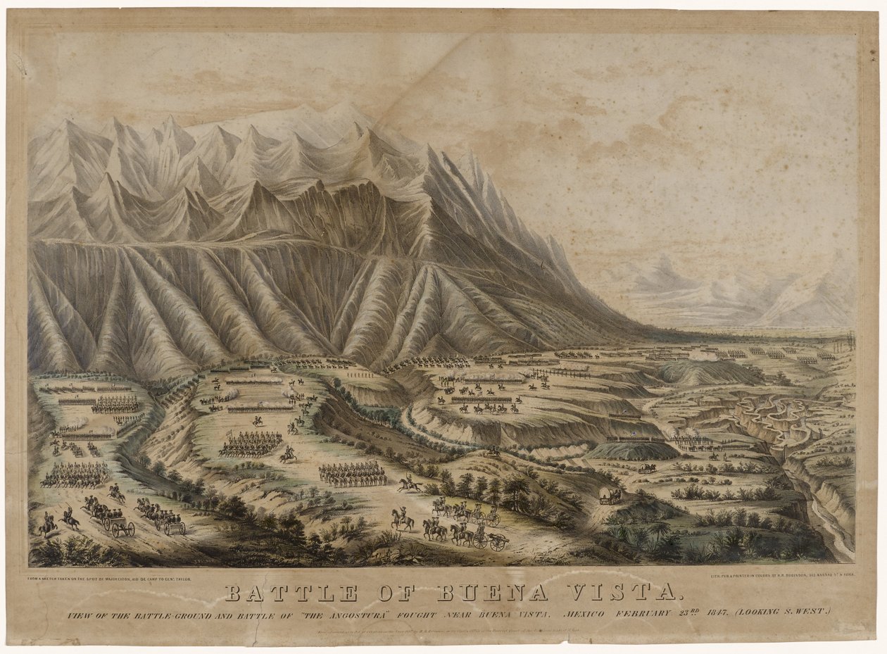 Bataille de Buena Vista, 1847 - Frances Flora Bond Palmer