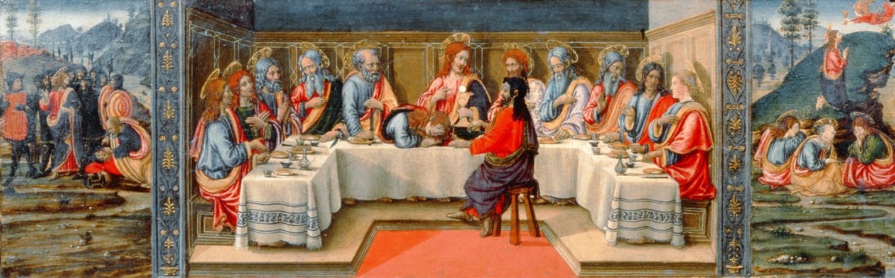 Scènes de la Passion du Christ, panneau de prédelle du Tabernacle des Sacrements, c.1484-6 (détail) - Francesco Botticini