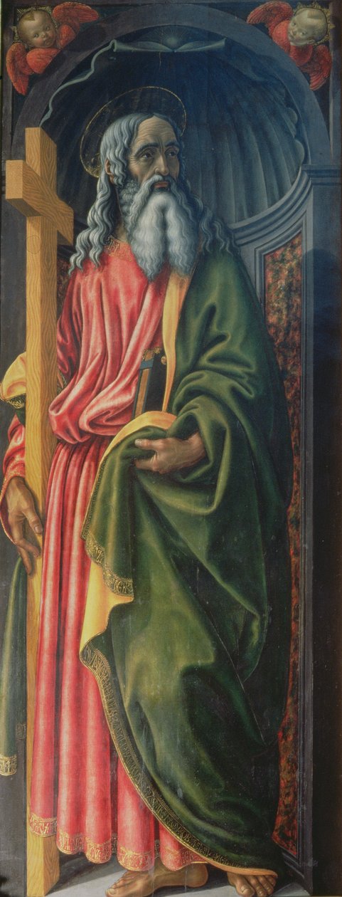 Saint André (détail) - Francesco Botticini