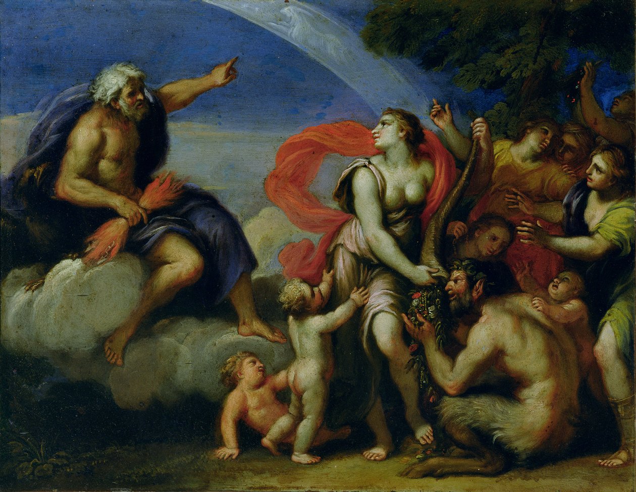 Jupiter et Pandore - Francesco Albani