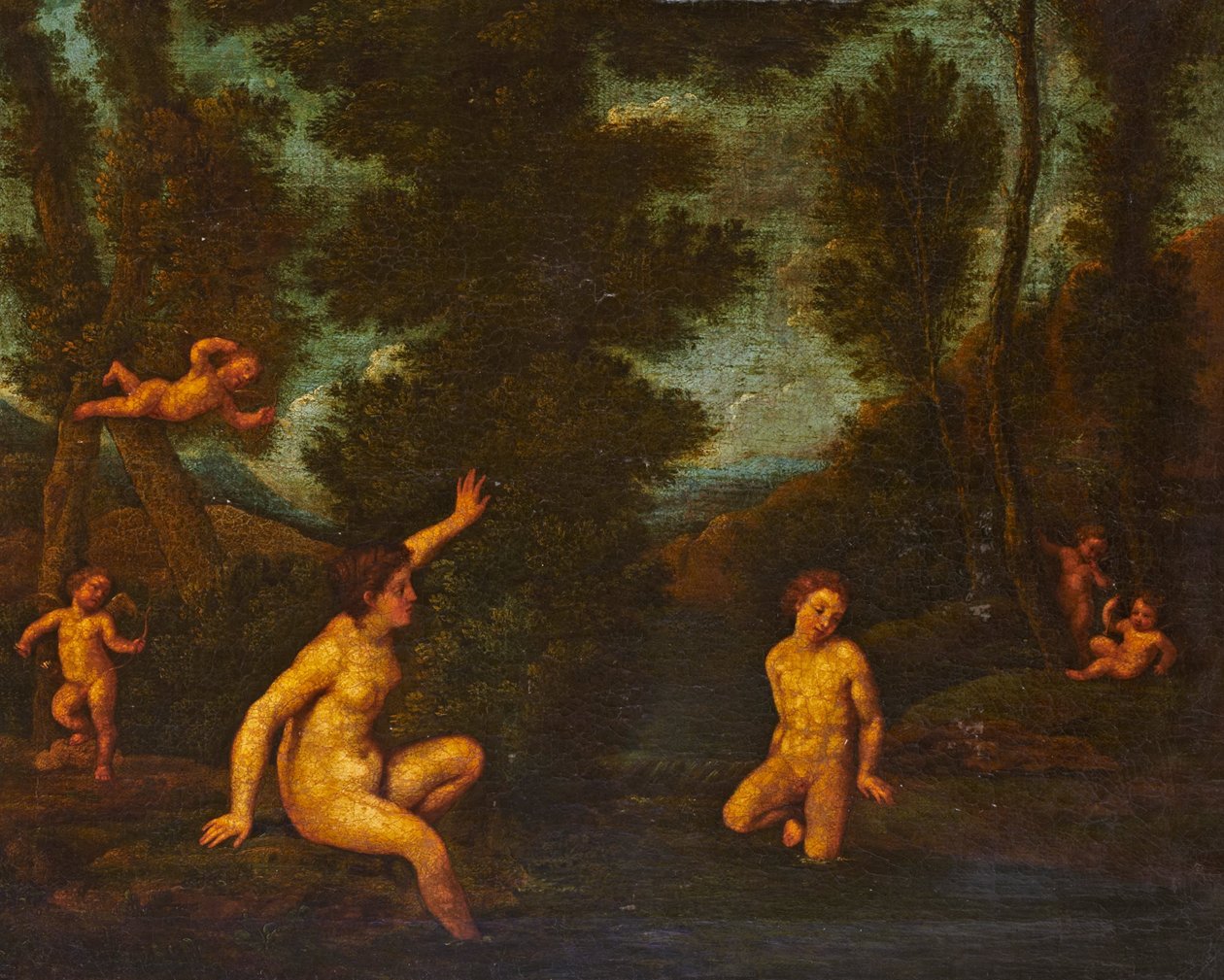 Salmacis et Hermaphrodite - Francesco Albani