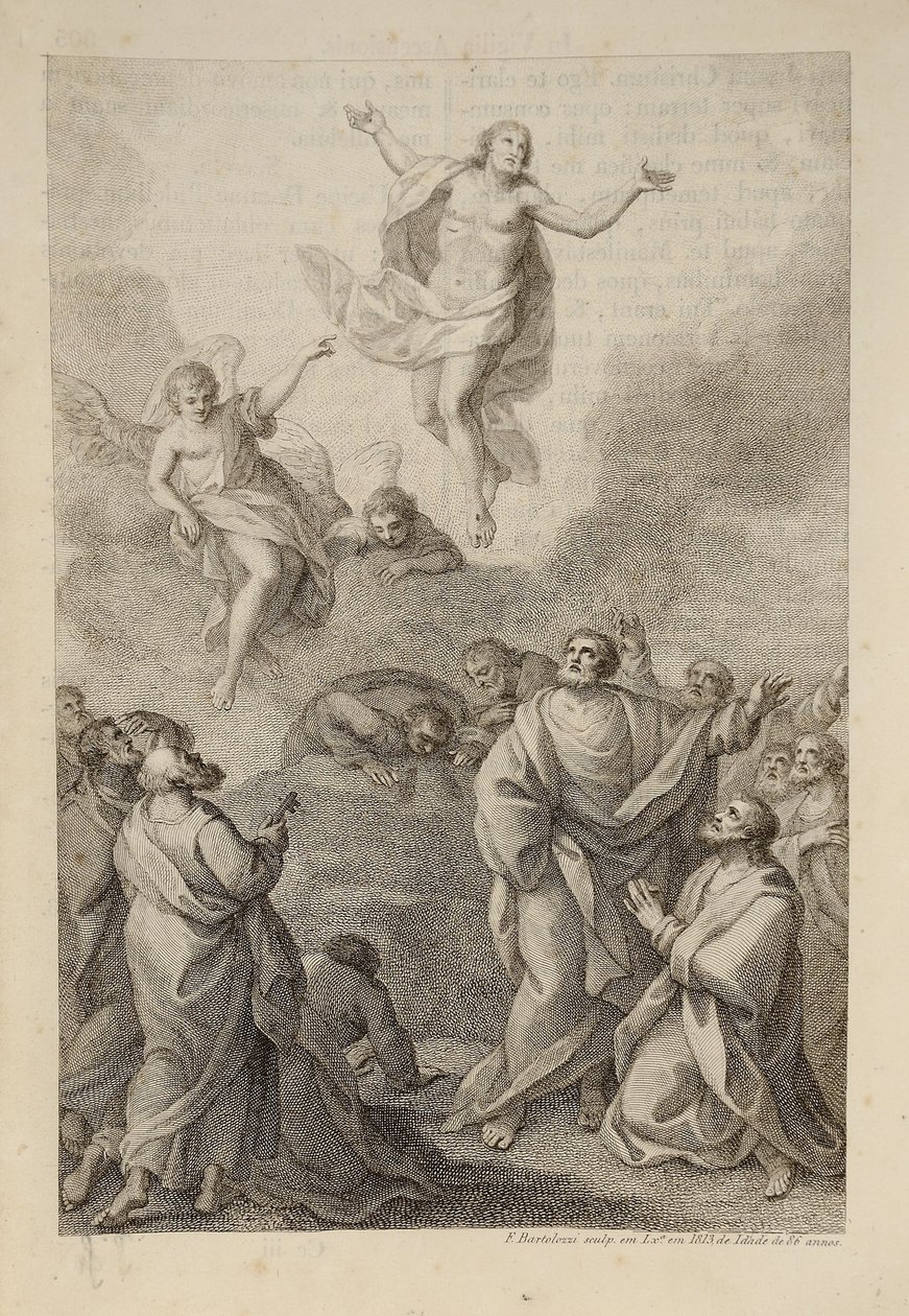 Ascension, pour le Missel Romain - Francesco Bartolozzi