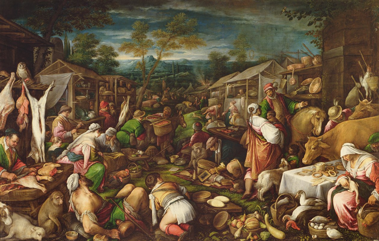 Foire annuelle, 1580-85 - Francesco Bassano