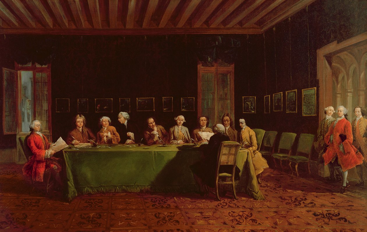 Réunion de diplomates - Francesco Guardi