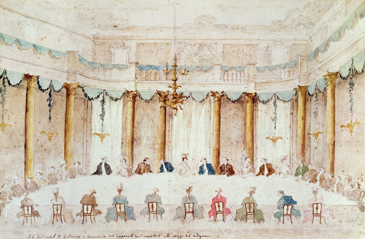 Dîner festif pour célébrer le mariage d