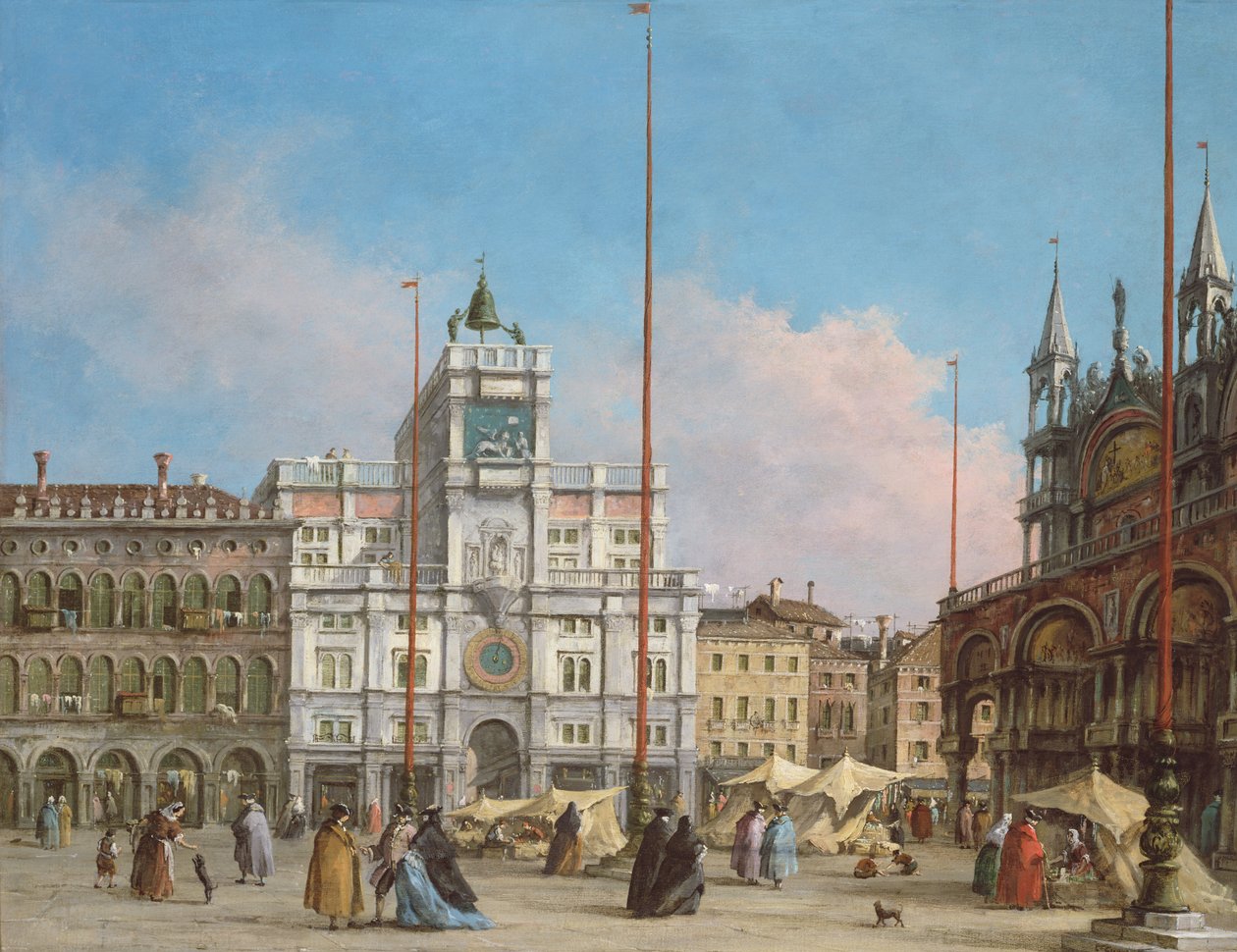 Piazza di San Marco vers la tour de l