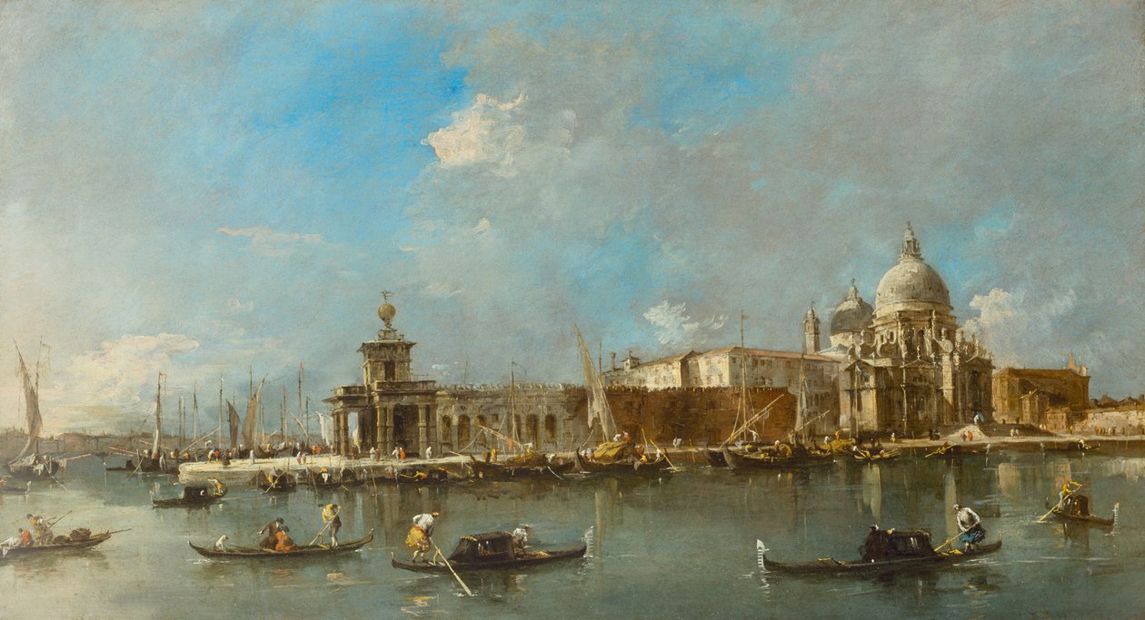 Santa Maria della Salute et la Dogana, Venise, vers 1783 - Francesco Guardi