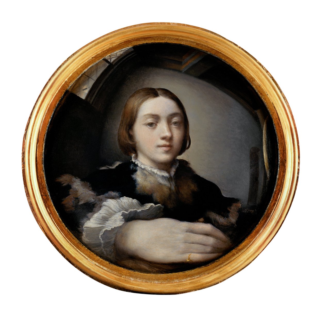 Autoportrait dans un miroir convexe - Parmigianino