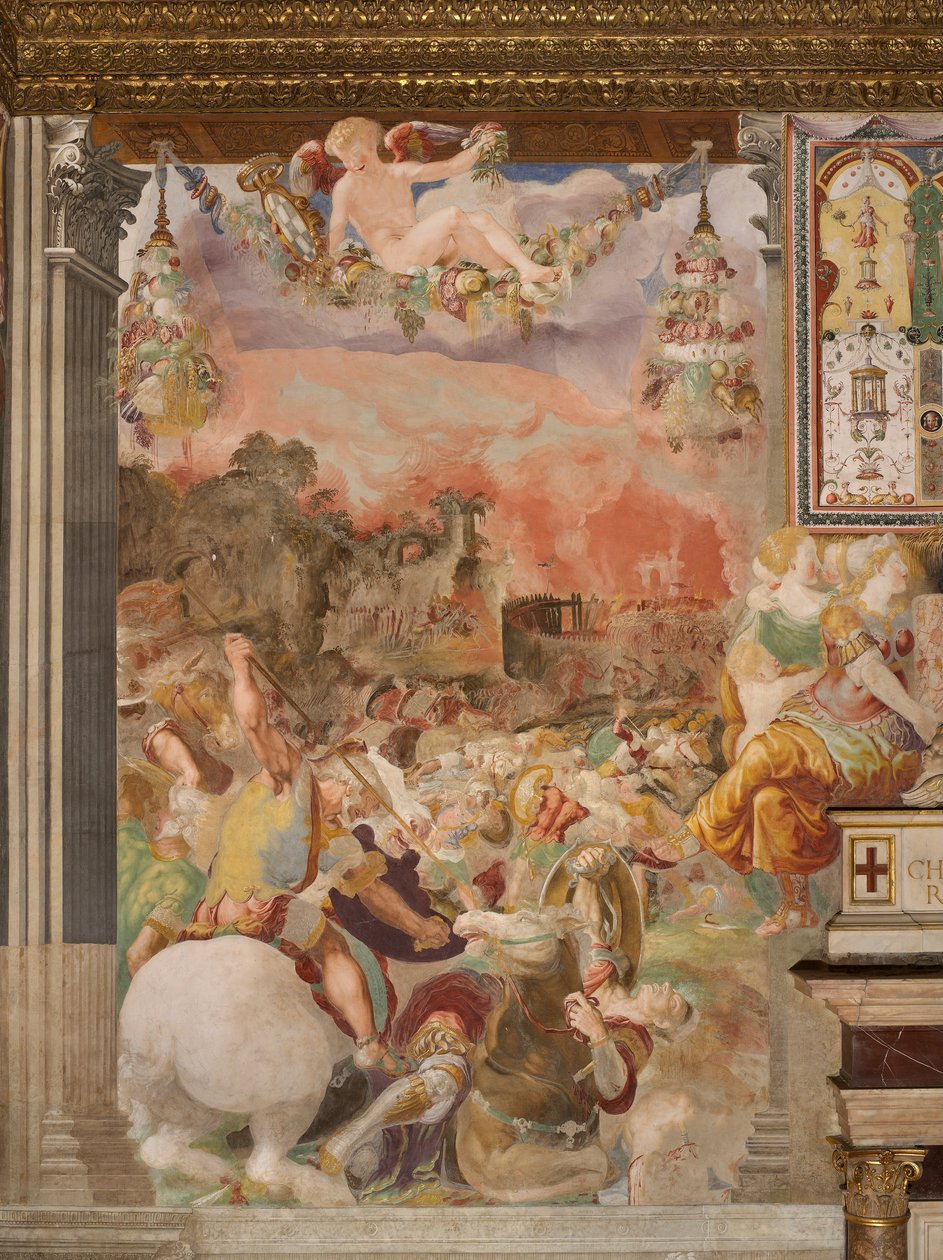 La déroute des Volsques - Francesco de Rossi Salviati Cecchino